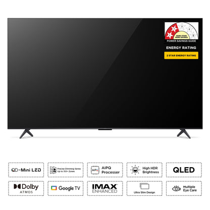 TCL 164 cm (65 inches) 4K Ultra HD Smart QD-Mini LED Google TV 65C6KS 