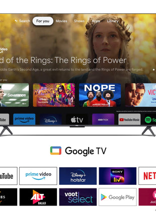 TCL 164 cm (65 inches) 4K Ultra HD Smart QLED Google TV 65C61B (Black) 