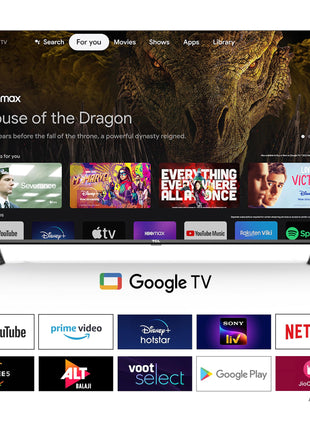 TCL 164 cm (65 inches) 4K Ultra HD Smart QLED Google TV 65T8C 