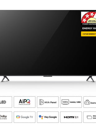 TCL 164 cm (65 inches) 4K Ultra HD Smart QLED Google TV 65T8C 