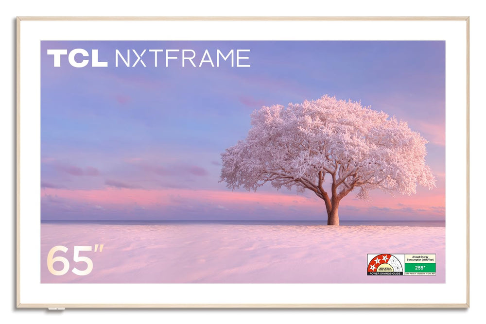 TCL 164 cm (65 inches) Frame Series 4K UHD Smart QLED Google TV 65A300W
