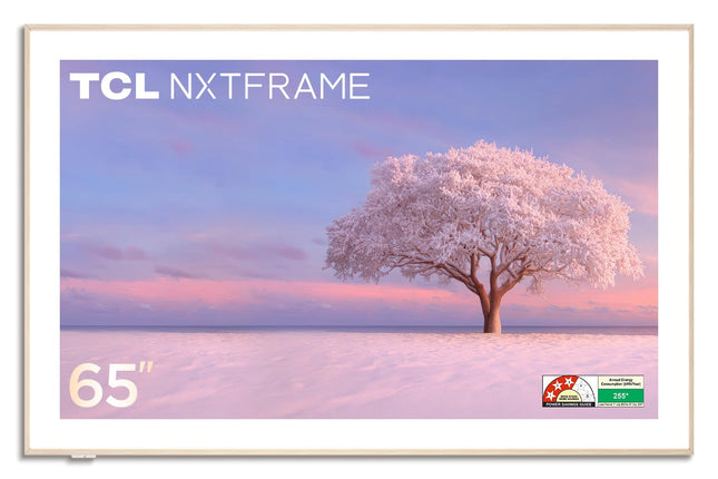 TCL 164 cm (65 inches) Frame Series 4K UHD Smart QLED Google TV 65A300W 