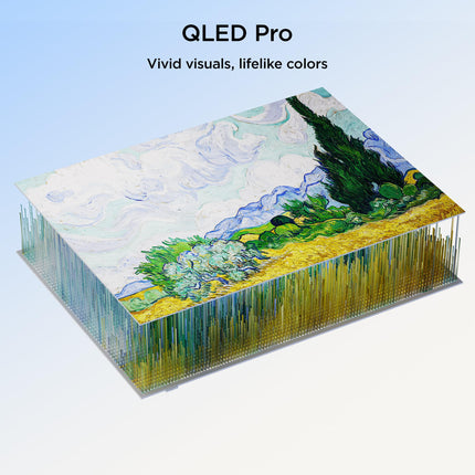 TCL 164 cm (65 inches) Frame Series 4K UHD Smart QLED Google TV 65A300W 