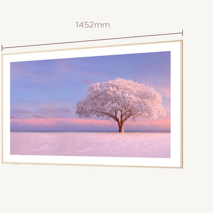 TCL 164 cm (65 inches) Frame Series 4K UHD Smart QLED Google TV 65A300W 