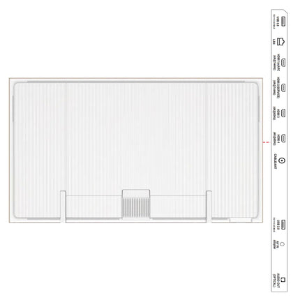 TCL 164 cm (65 inches) Frame Series 4K UHD Smart QLED Google TV 65A300W 