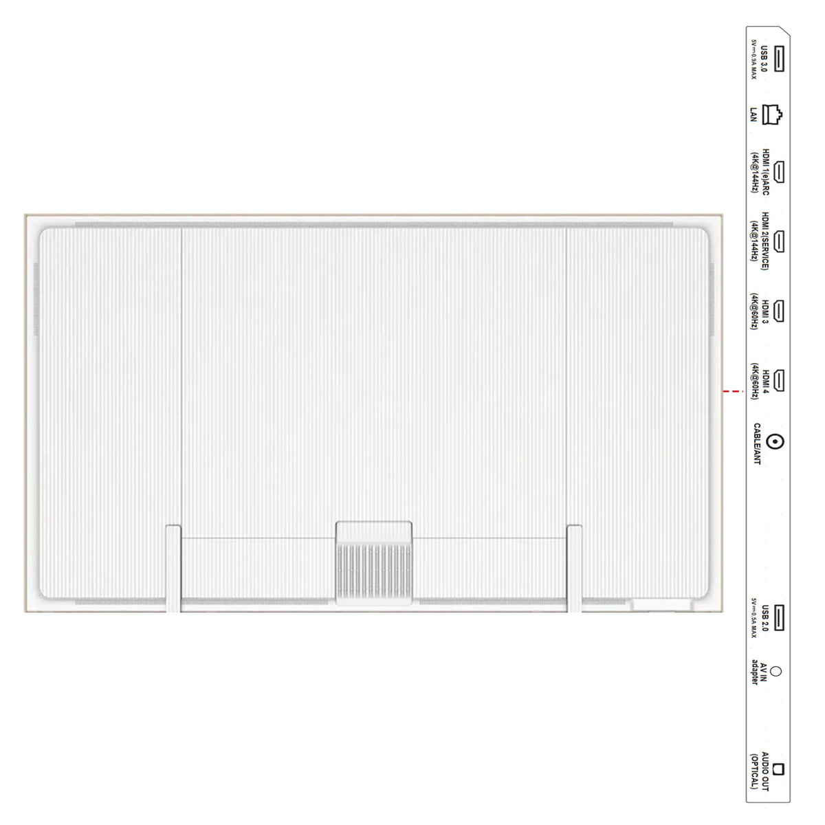 TCL 164 cm (65 inches) Frame Series 4K UHD Smart QLED Google TV 65A300W 