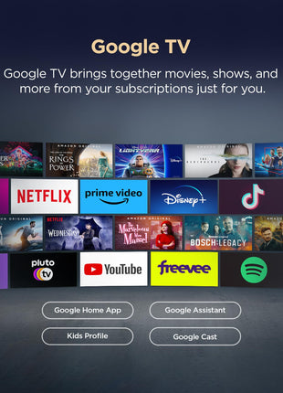TCL 164 cm (65 inches) Frame Series 4K UHD Smart QLED Google TV 65A300W 