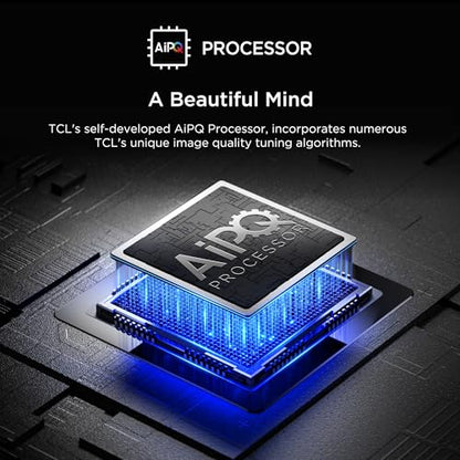 TCL 164 cm (65 inches) Metallic Bezel Less Series 4K Ultra HD Smart LED Google TV 65V6C (Black) 