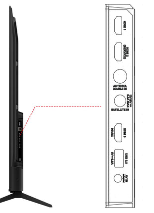 TCL 164 cm (65 inches) Metallic Bezel Less Series 4K Ultra HD Smart LED Google TV 65V6C (Black) 