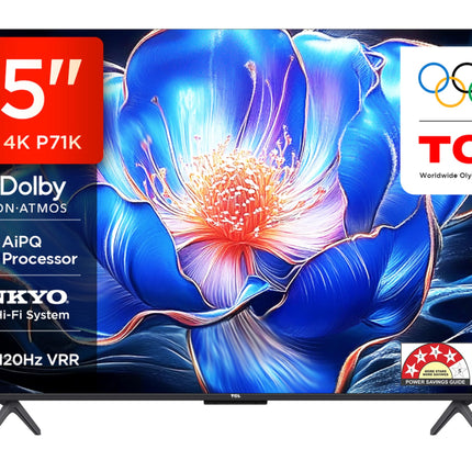 TCL 165 cm (65 inches) 4K Ultra HD Smart QLED Google TV 65P71K 