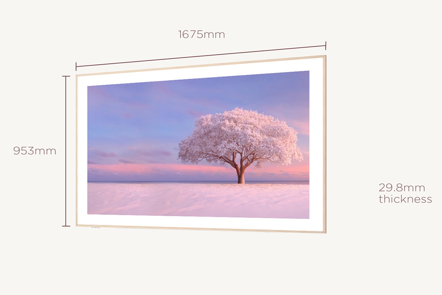 TCL 189 cm (75 inches) Frame Series 4K UHD Smart QLED Google TV 75A300W 