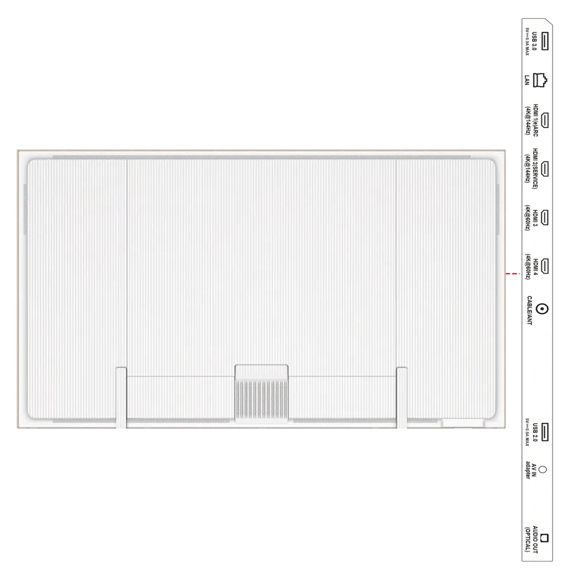 TCL 189 cm (75 inches) Frame Series 4K UHD Smart QLED Google TV 75A300W 