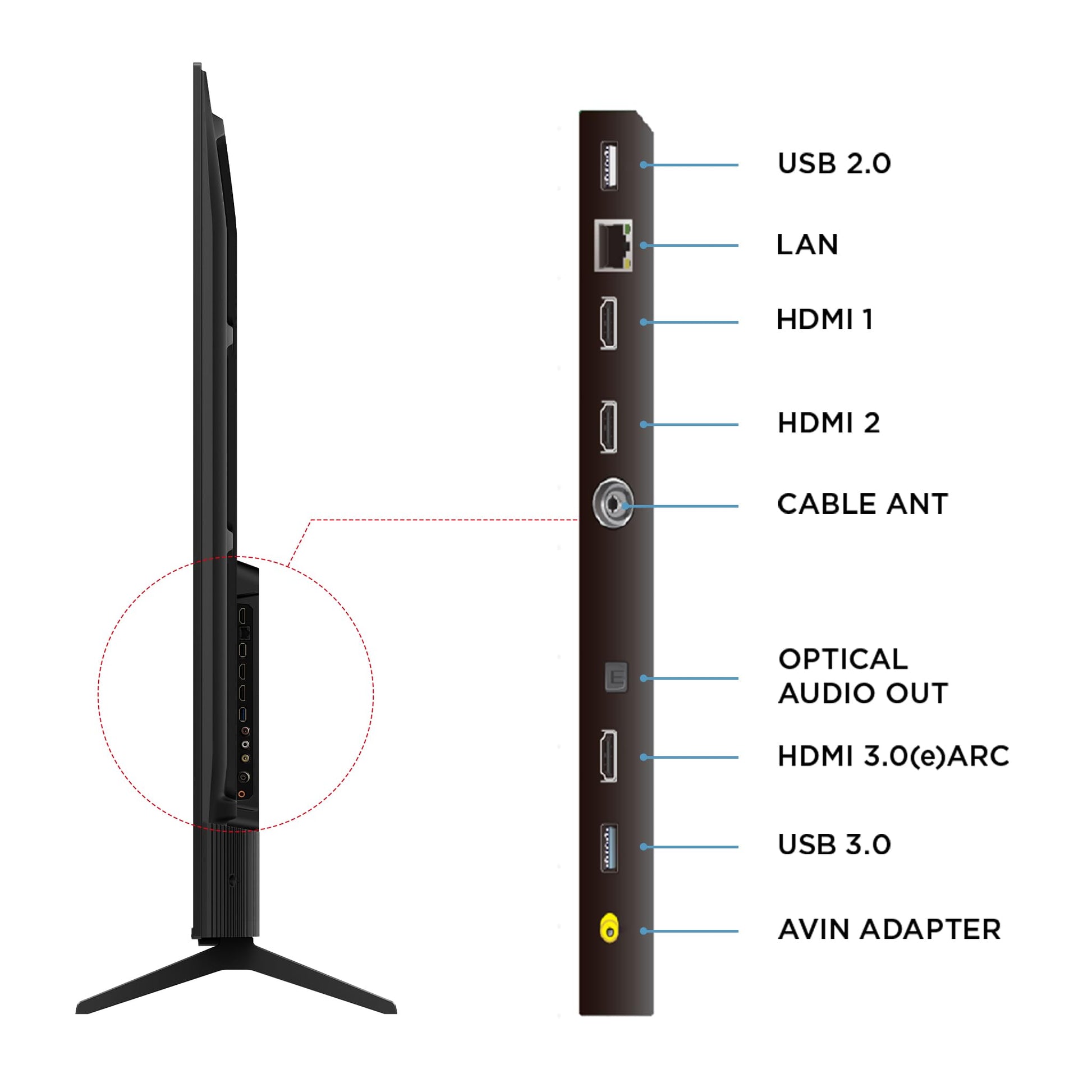 TCL 189 cm (75 inches) Metallic Bezel Less Series 4K Ultra HD Smart LED Google TV 75V6C (Black) 