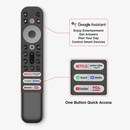 TCL 215 cm (85 inches) 4K Ultra HD Smart QD-Mini LED Google TV 85C755 (Black) 