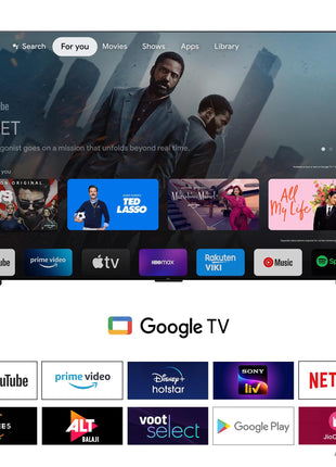 TCL 248 cm (98 inches) 4K Ultra HD Smart QD-Mini LED Google TV 98C755 (Black) 