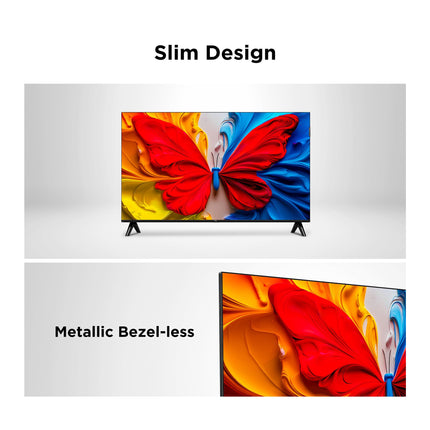 TCL 43S5K Television 43 Inch Smart TV QLED HDR 10 Google TV, Dolby Audio, Game Mode, Multiple Eye Care with Slim Design (2025 Model) 