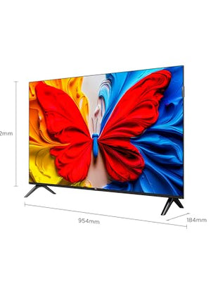 TCL 43S5K Television 43 Inch Smart TV QLED HDR 10 Google TV, Dolby Audio, Game Mode, Multiple Eye Care with Slim Design (2025 Model) 