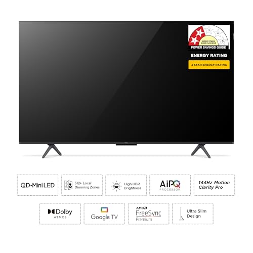 TCL 55Q6C 55 Inch 4K QD Mini LED Google TV Dolby Atmos 