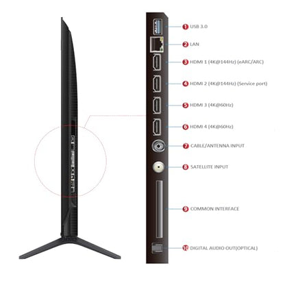 TCL 55Q6C 55 Inch 4K QD Mini LED Google TV Dolby Atmos 