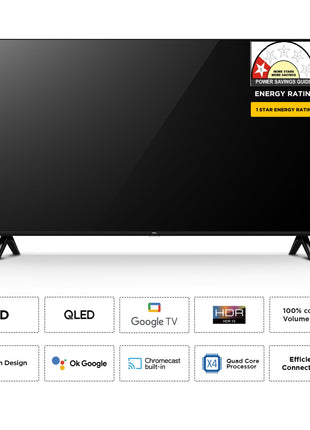 TCL 80 cms (32 inches) V4C Series HD Ready Smart QLED Google TV 32V4C 