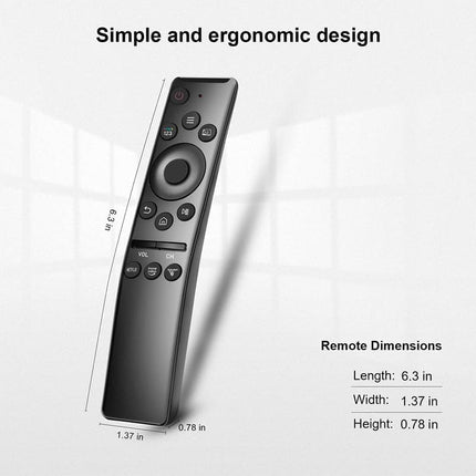 TECHVIZONE Remote Control Compatible for Samsung Smart 4K Tv Remote Original Led UHD QLED Television and Monitor Suitable for Frame Ultra 6 7 8 Series with Hot Keys BN59 Model Without Voice Command 