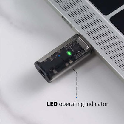 TECPHILE Transparent USB C to 3.5mm Headphone Jack Adapter Stereo Audio Type-C Aux Earphone Dongle with Hi-Fi DAC Chip, Compatible with iPhone 16, MacBook, iPad Pro, Samsung Galaxy, Pixel 4 3 2 XL 