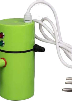 TEKCOOL Geyser Water Heater 𝐋𝐈𝐌𝐈𝐓𝐄𝐃 𝐖𝐈𝐓𝐇 𝟏𝟓 𝐘𝐄𝐀𝐑𝐒 𝐖𝐀𝐑𝐑𝐀𝐍𝐓𝐘 Auto Cut Off Portable Instant Water Heater/Geyser for Kitchen, Bathroom, Office, Restaurant, Saloon & Parlor, 