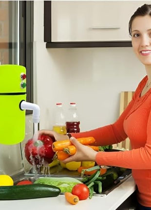 TEKCOOL Geyser Water Heater 𝐋𝐈𝐌𝐈𝐓𝐄𝐃 𝐖𝐈𝐓𝐇 𝟏𝟓 𝐘𝐄𝐀𝐑𝐒 𝐖𝐀𝐑𝐑𝐀𝐍𝐓𝐘 Auto Cut Off Portable Instant Water Heater/Geyser for Kitchen, Bathroom, Office, Restaurant, Saloon & Parlor, 