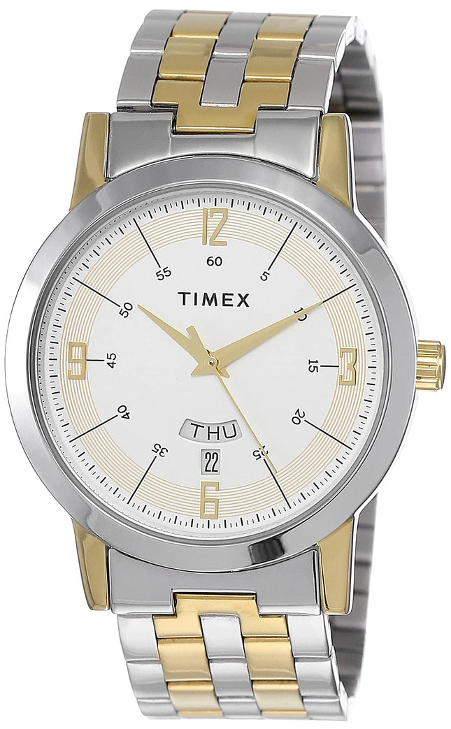TIMEX Classics Analog Silver Dial Men's Watch - TW000T120 