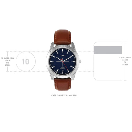 TIMEX Men's Analog Watch -Blue, TW00ZR262E 