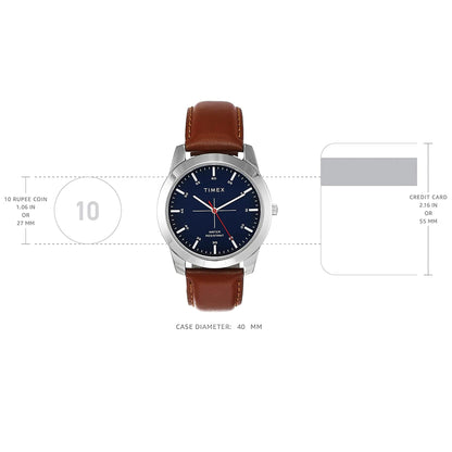 TIMEX Men's Analog Watch -Blue, TW00ZR262E 