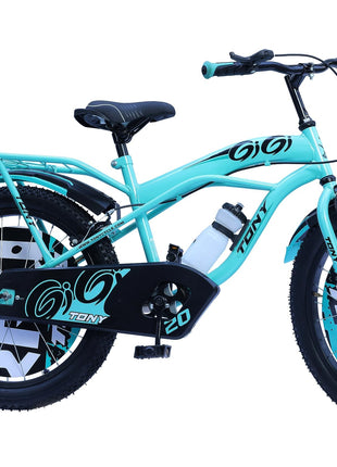 TONY RAW Bicycles Sports BMX Single Speed 20T Cycle for Kids 7 to 10 Years Boys & Girls with Side Stand Sea Green 