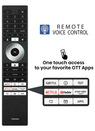 TOSHIBA 139 cm (55 inches) C350NP Series 4K Ultra HD Smart LED Google TV 55C350NP (Black) 