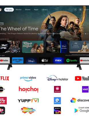 TOSHIBA 139 cm (55 inches) C350NP Series 4K Ultra HD Smart LED Google TV 55C350NP (Black) 