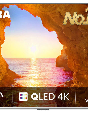 TOSHIBA 139 cm (55 inches) C450ME Series 4K Ultra HD Smart QLED TV 55C450ME (Silver) 