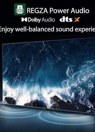 TOSHIBA 139 cm (55 inches) C450ME Series 4K Ultra HD Smart QLED TV 55C450ME (Silver) 