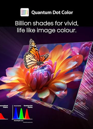 TOSHIBA 139 cm (55 inches) C450ME Series 4K Ultra HD Smart QLED TV 55C450ME (Silver) 