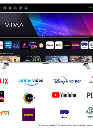 TOSHIBA 139 cm (55 inches) C450ME Series 4K Ultra HD Smart QLED TV 55C450ME (Silver) 