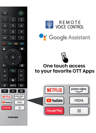 TOSHIBA 139 cm (55 inches) M550NP Series 4K Ultra HD Smart QLED Google TV 55M550NP 