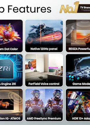 TOSHIBA 139 cm (55 inches) Z570RP Series 4K Ultra HD Smart QLED TV 55Z570RP 