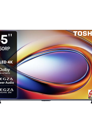 TOSHIBA 164 cm (65 inches) M450RP Series 4K Ultra HD Smart QLED TV 65M450RP (Black) 