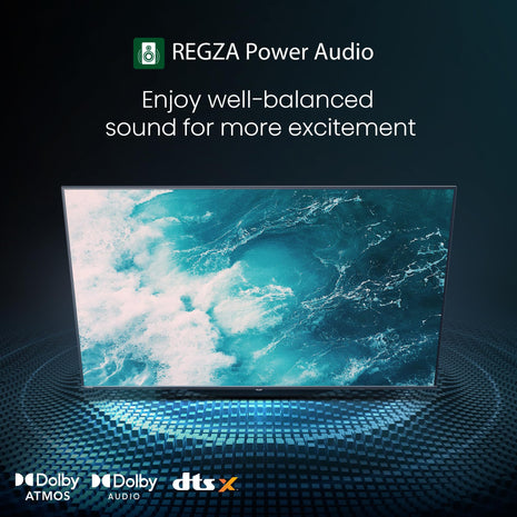 TOSHIBA 164 cm (65 inches) M450RP Series 4K Ultra HD Smart QLED TV 65M450RP (Black) 