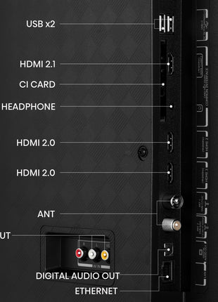 TOSHIBA 164 cm (65 inches) M450RP Series 4K Ultra HD Smart QLED TV 65M450RP (Black) 
