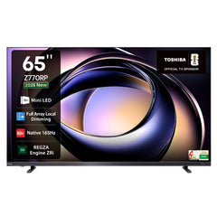 TOSHIBA 164 cm (65 inches) Z770RP Series 4K Ultra HD Smart MiniLED QLED TV 65Z770RP (Black) 