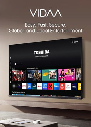 TOSHIBA 164 cm (65 inches) Z770RP Series 4K Ultra HD Smart MiniLED QLED TV 65Z770RP (Black) 