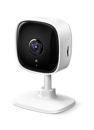 TP-Link Tapo 2MP 1080p Full HD Home Security Wi-Fi Smart Camera| Alexa Enabled| 2-Way Audio| Night Vision| Motion Detection| Sound and Light Alarm| Indoor CCTV (Tapo C100) White 
