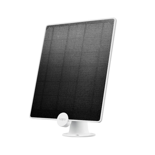 TP-Link Tapo A200 4.5W Non-Stop Solar Panel for Rechargeable Battery Security Camera, Outdoor IP65 Waterproof Solar Power Supply for Wireless Surveillance Camera, 360° Adjustable Mounting Bracket 