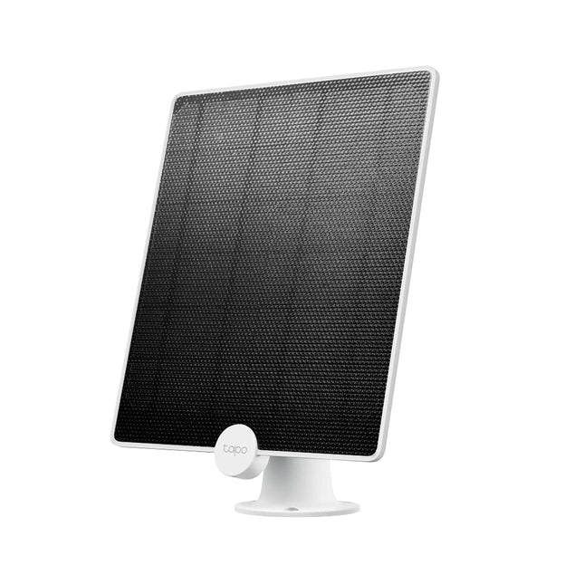 TP-Link Tapo A200 4.5W Non-Stop Solar Panel for Rechargeable Battery Security Camera, Outdoor IP65 Waterproof Solar Power Supply for Wireless Surveillance Camera, 360° Adjustable Mounting Bracket 