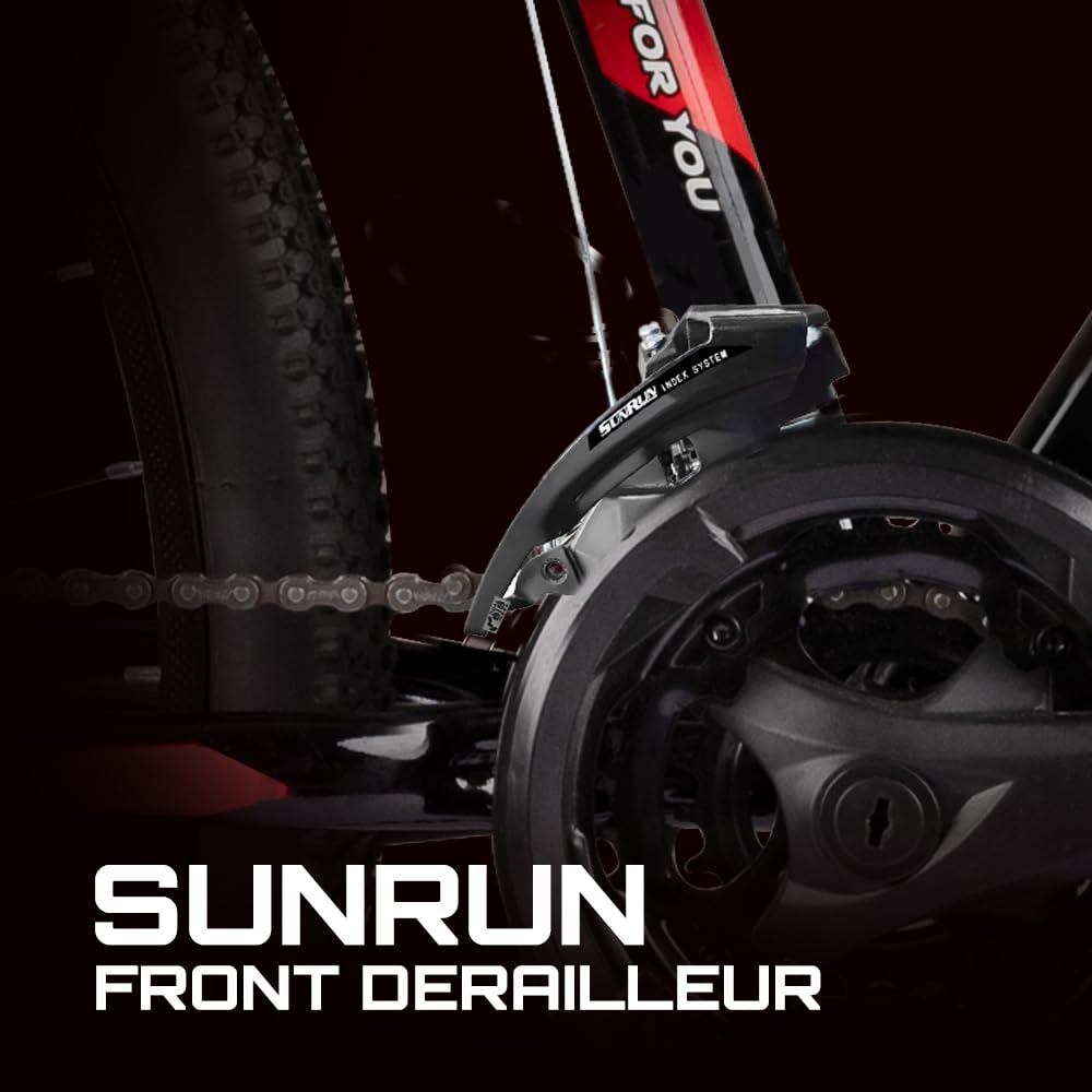 TUNGSTEN - Urban Mount 21 Speed | 21 Gears | 27.5 INCH Mountain Bike | HITENSILE Steel Frame | Dual DISC Brake | Ideal for 12+ Years | Ideal for 5.4FT to 5.8FT | Unisex 