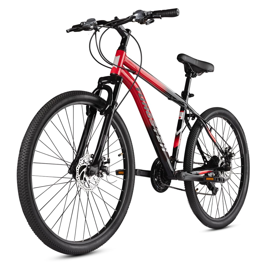 TUNGSTEN - Urban Mount 21 Speed | 21 Gears | 27.5 INCH Mountain Bike | HITENSILE Steel Frame | Dual DISC Brake | Ideal for 12+ Years | Ideal for 5.4FT to 5.8FT | Unisex 
